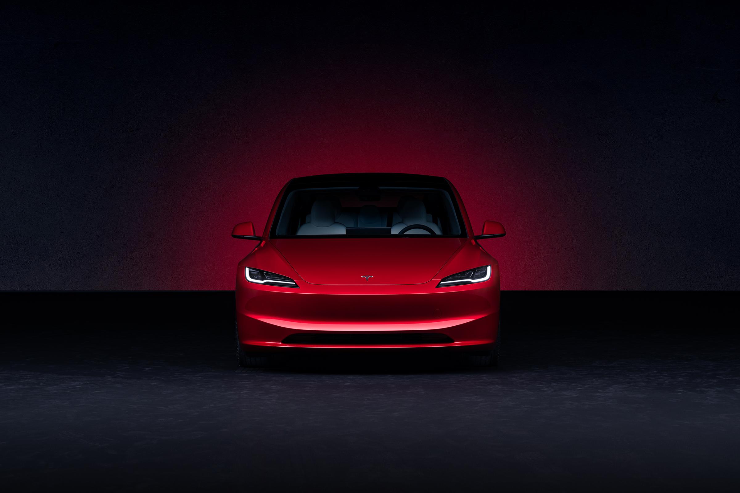 Tesla Model 3 front part