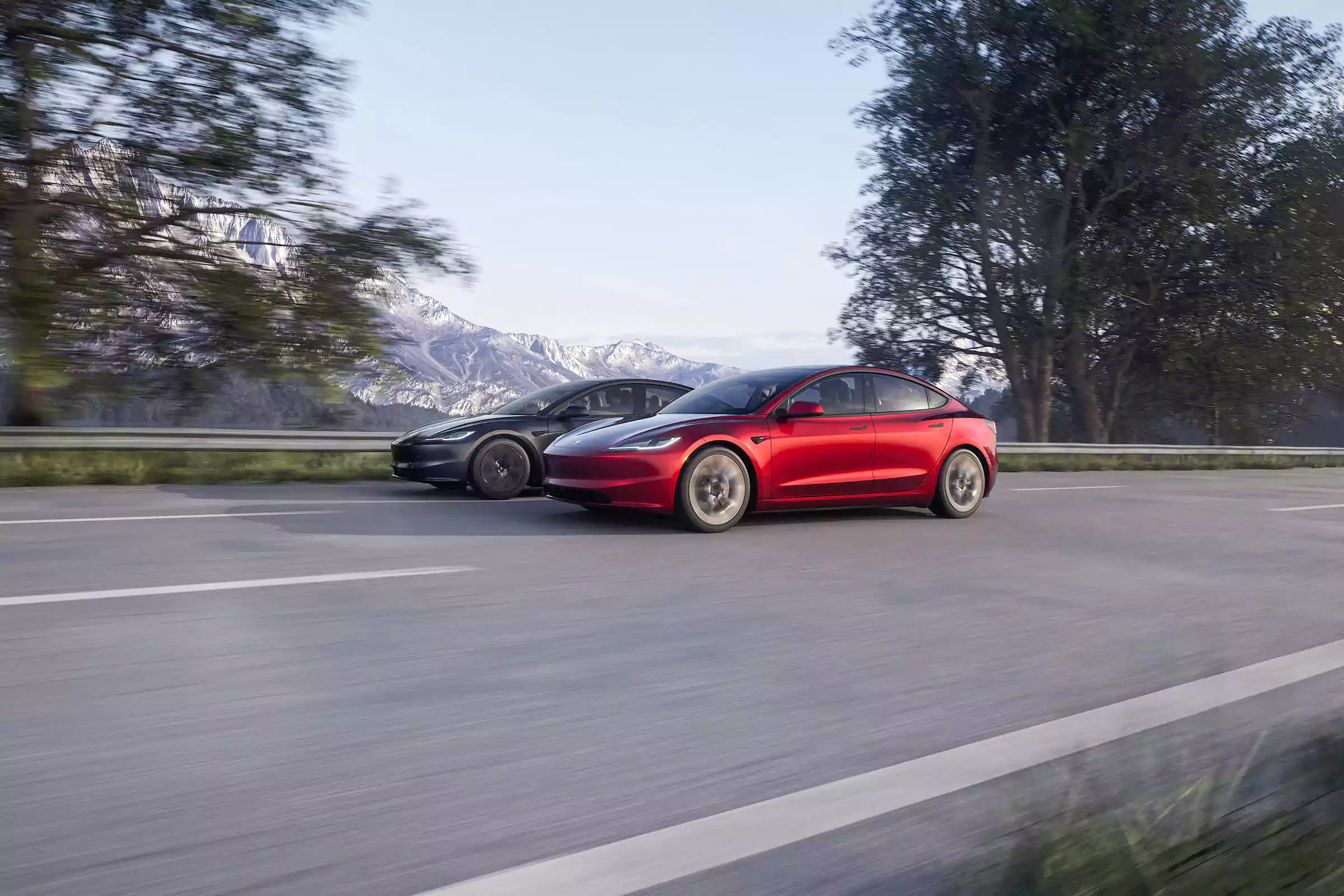 Tesla Model 3 side
