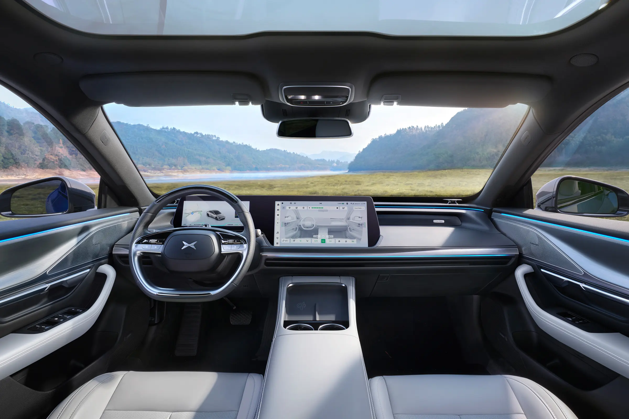 Xpeng P7 Minimalist Interior