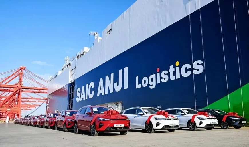 Cars in the port