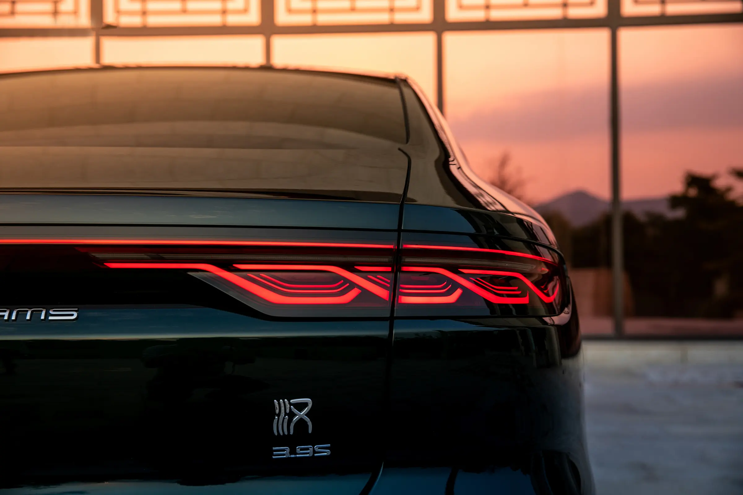 BYD car' s rear