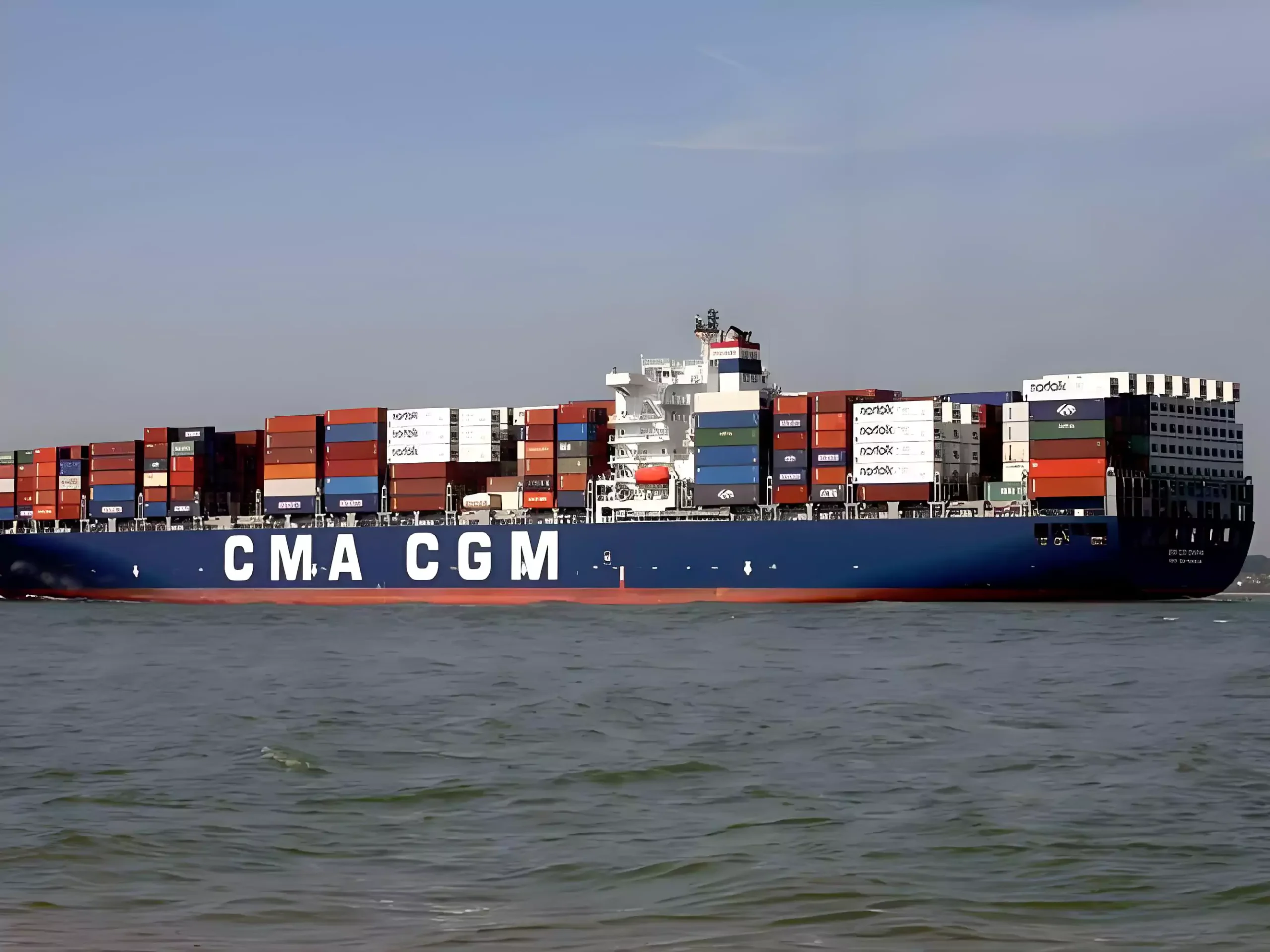 Large cargo ship